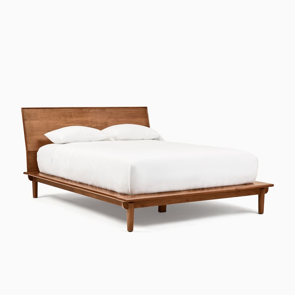 Keira Bed, Queen, Cool Walnut - Image 1