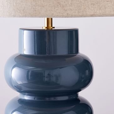 Modern Totem Table Lamp, Large, Petrol Blue, Individual - Image 2