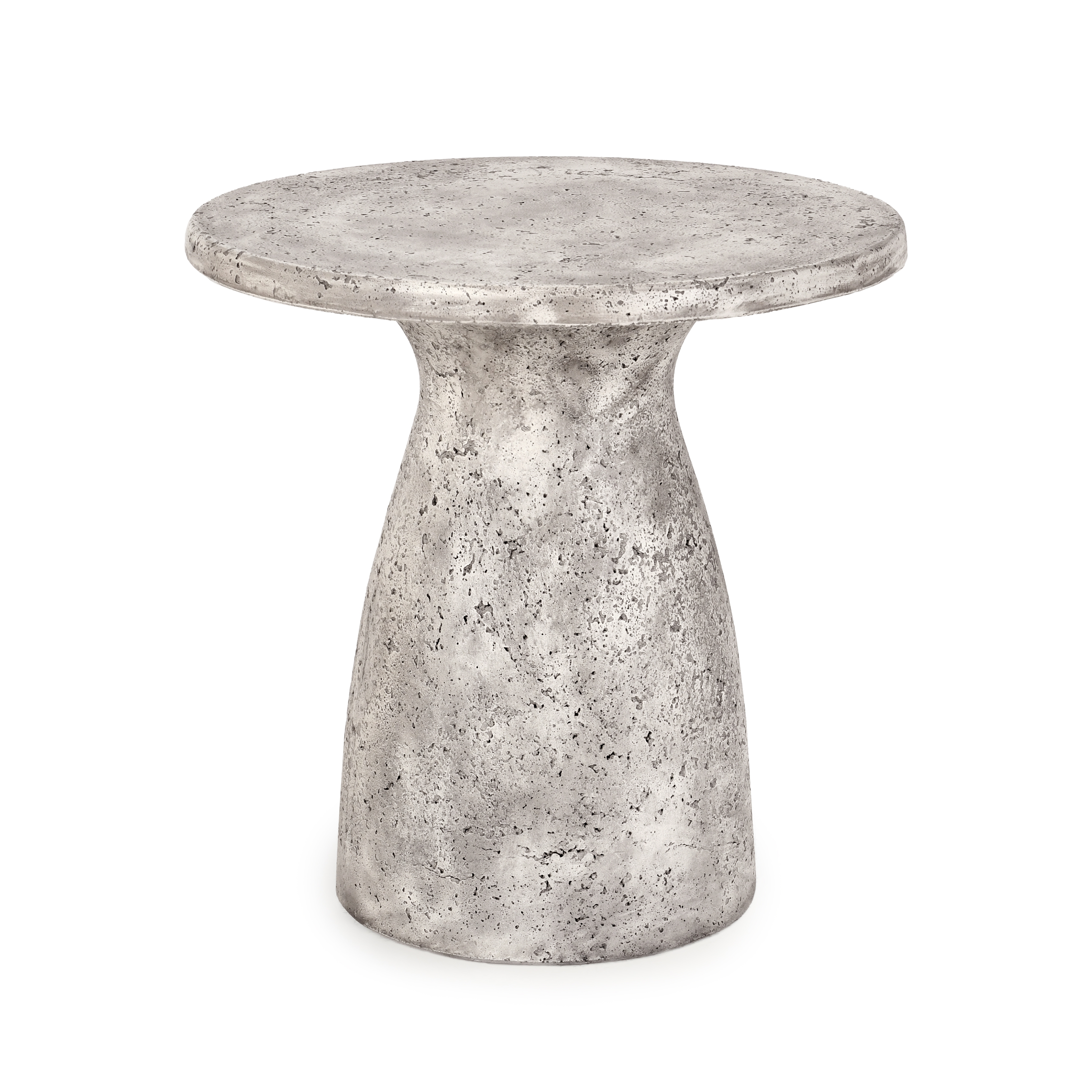 Collins 16" Outdoor Accent Table Light Gray - Image 1