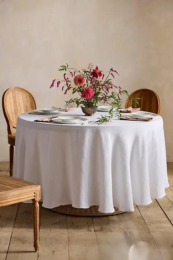 Lithuanian Linen Round Tablecloth - Image 0