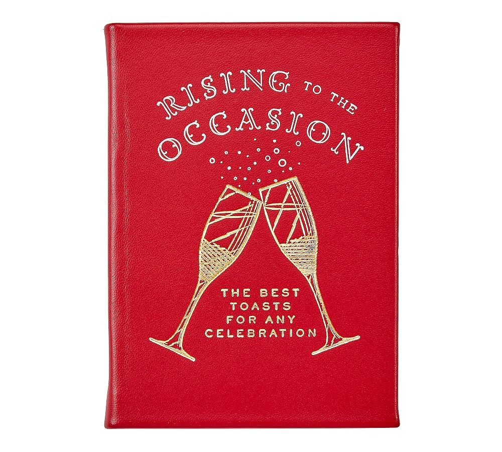 Rising To The Occasion Leather Book, Red - Image 0