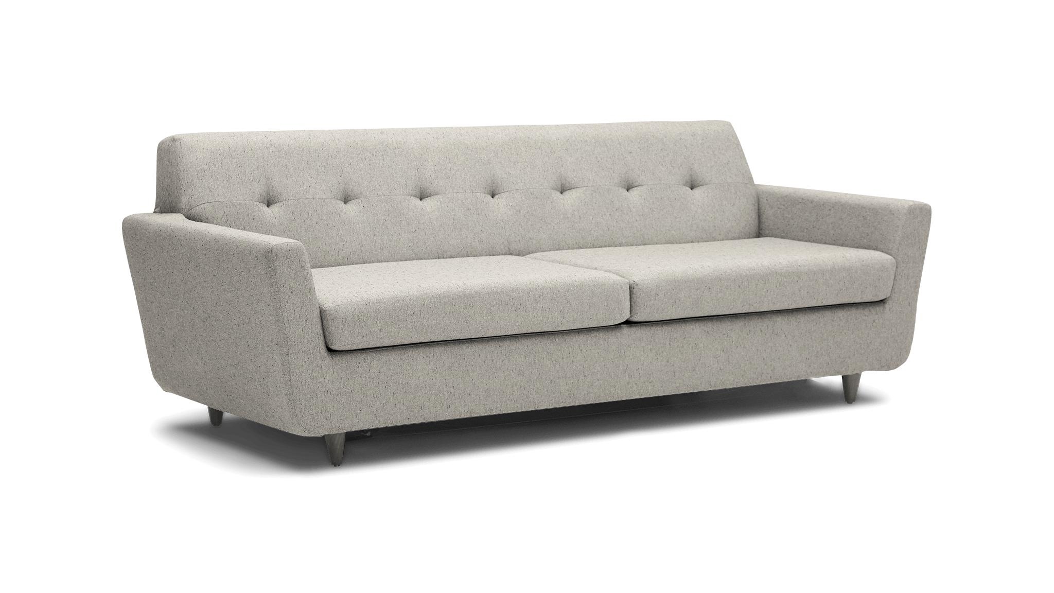 Gray Hughes Mid Century Modern Sleeper Sofa - Bloke Cotton - Mocha - Image 1