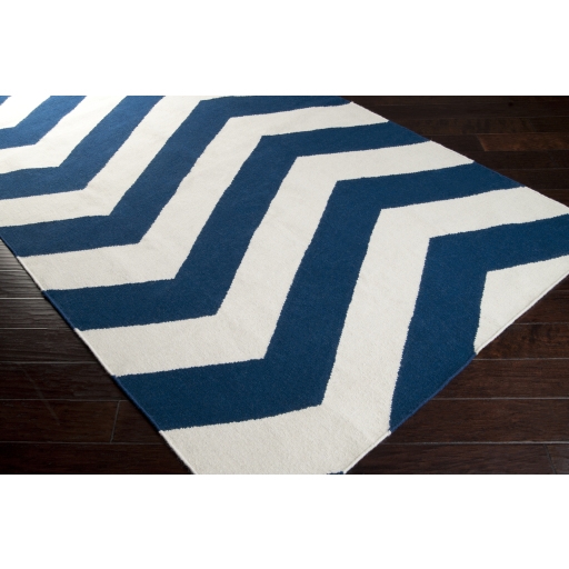 Frontier Blue Indoor 2' x 3' Handmade Rug - Image 2
