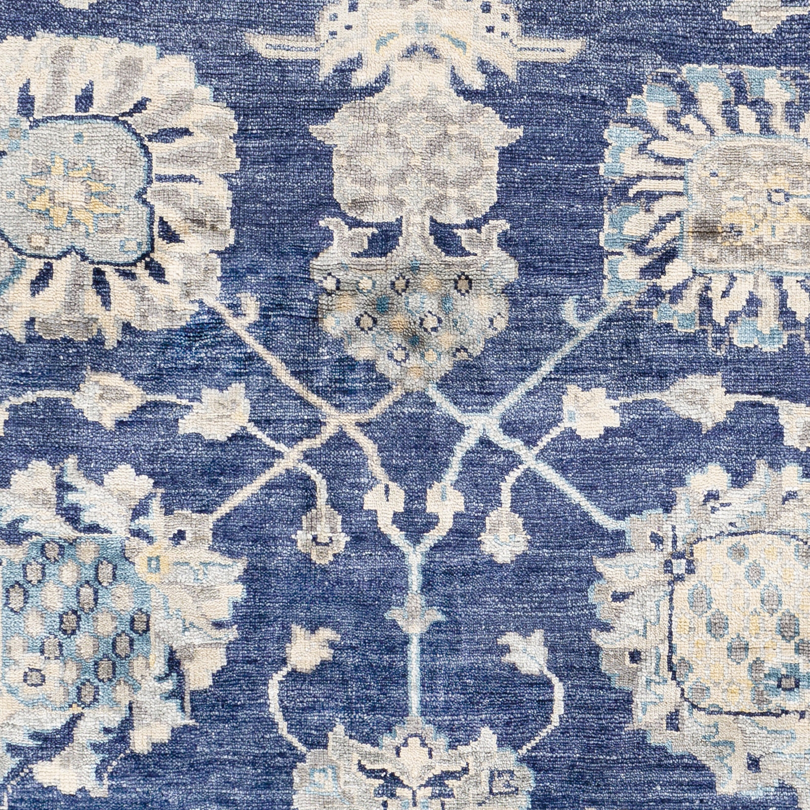 Theodora Blue Indoor 2'6" x 8' Handmade Rug - Image 5