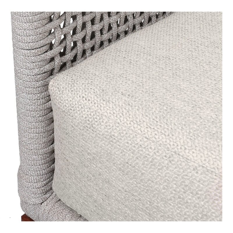 Cira 27.5" Polyester Armchair, White - Image 2