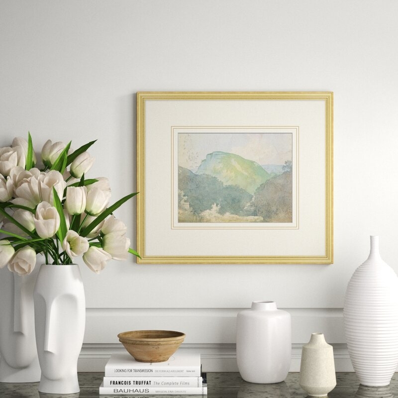 Wendover Art Group Mountain Perspective 5 - Picture Frame Painting - Image 0