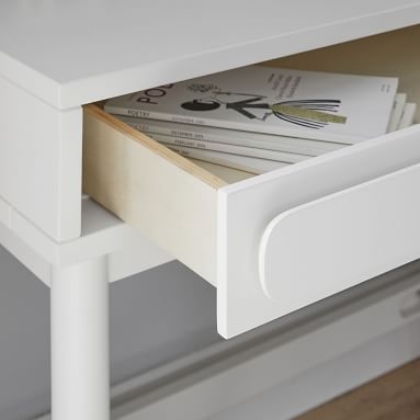 Tilden Small Space Desk, Simply White - Image 2