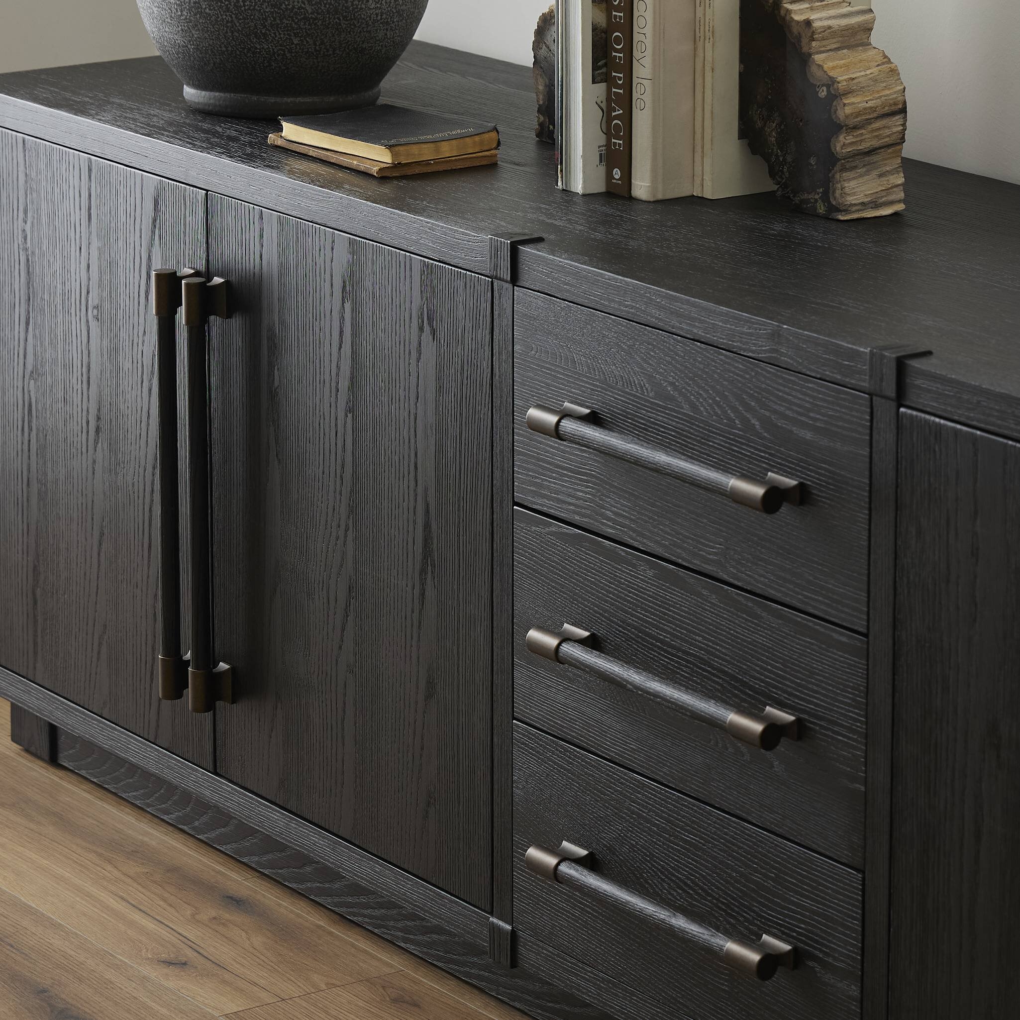 Adolfo Sideboard - Modern Black Ash - Image 14