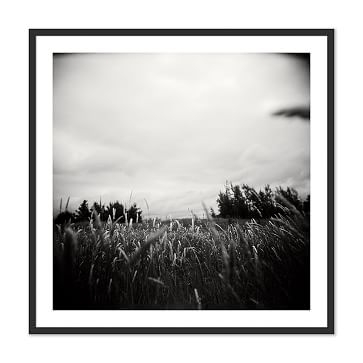 Grass Holga Film By Ashley Garmon, Framed Paper, Giclee Print, Natural, 24x24 - Image 2