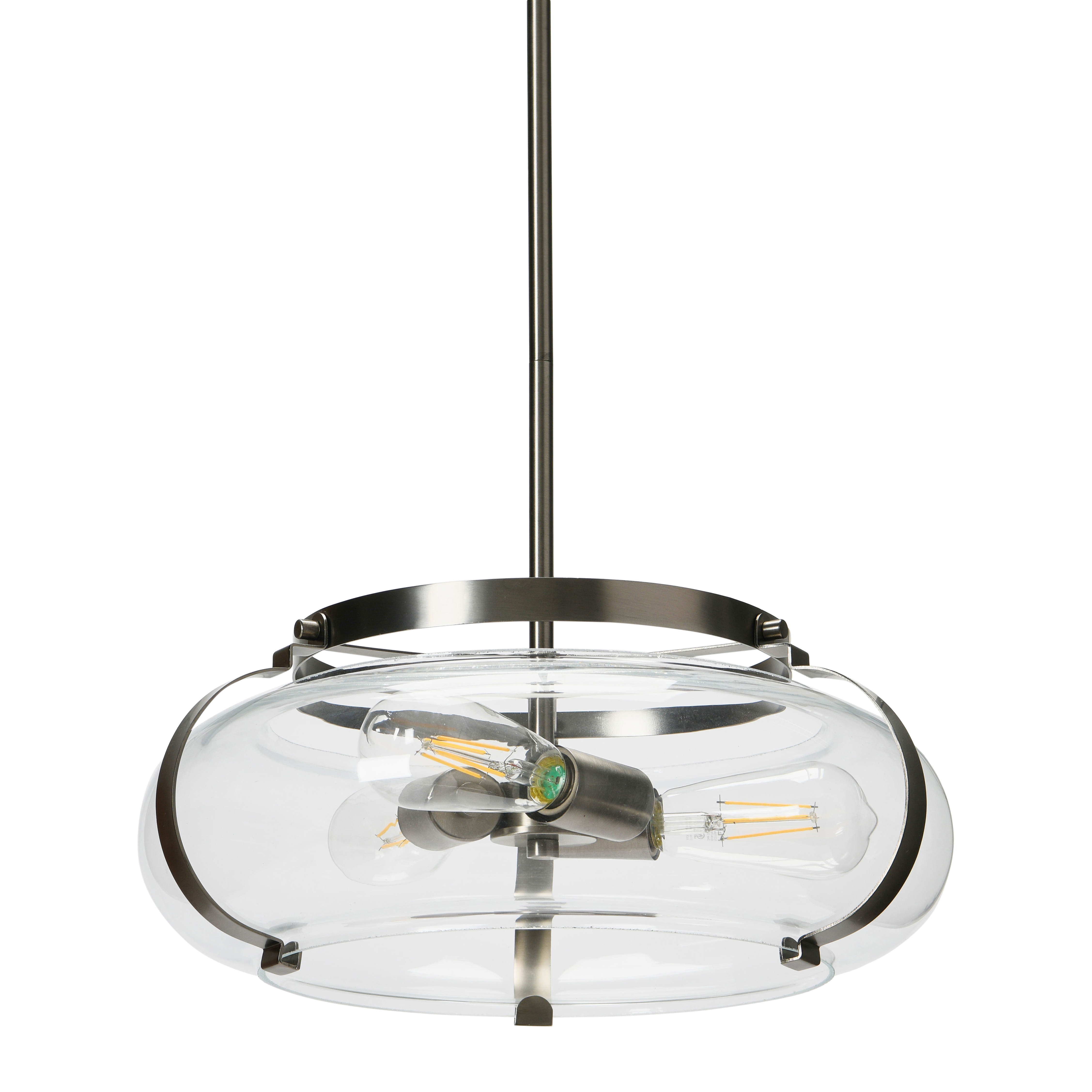 Robert Stevenson Lighting Alston - Glass and Metal Ceiling Light, Antique Nickel - Image 0