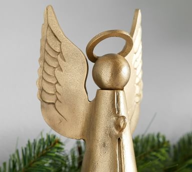 Brass Angel Stocking Holder - Image 1