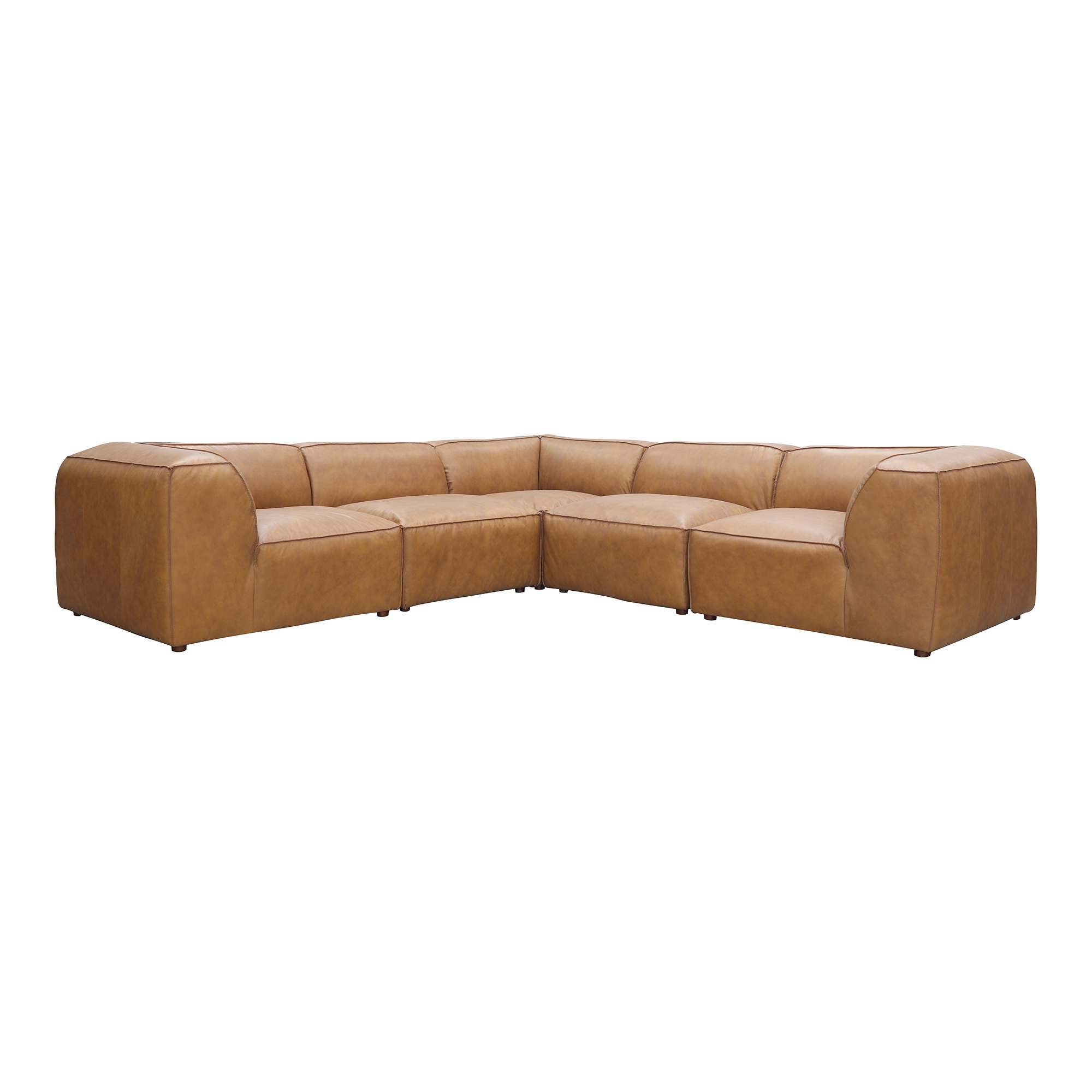 Form Dream Modular Sectional Sonoran Tan Leather - Image 1