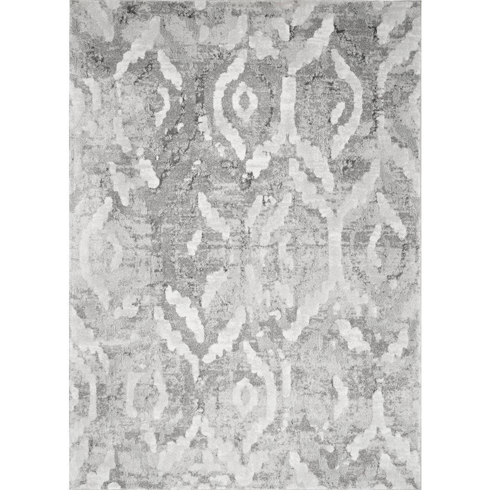nuLOOM Elina Contemporary Abstract Gray 5 ft. x 8 ft. Area Rug - Image 0