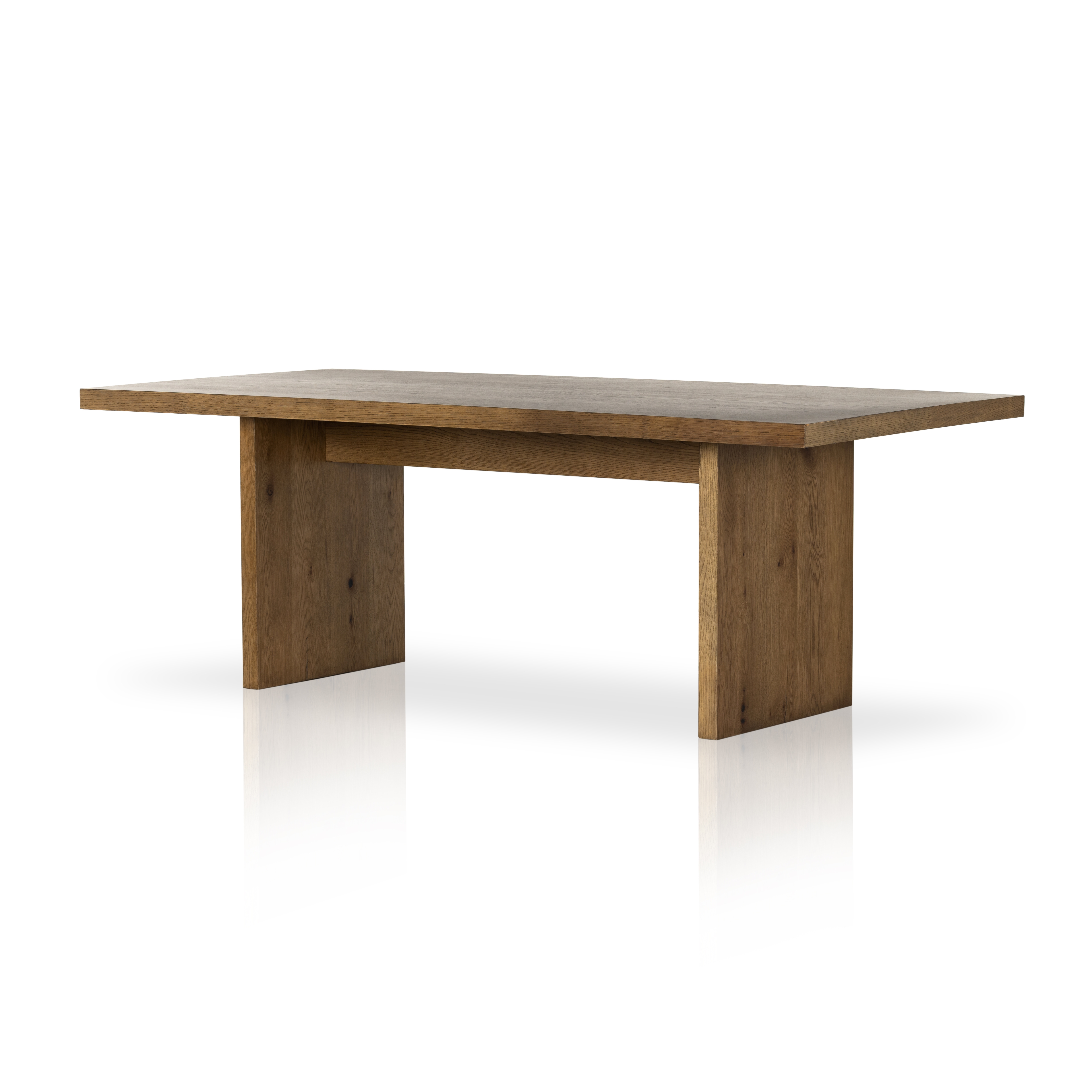 Eaton Dining Table-Amber Oak Resin - Image 1
