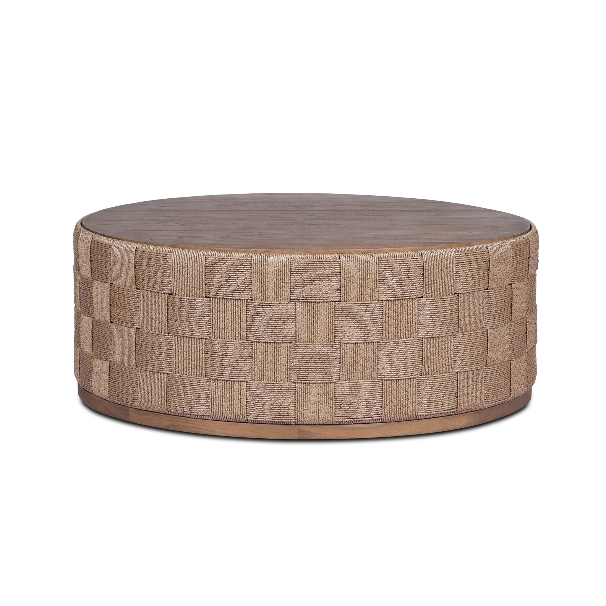 Brandt Outdoor Coffee Table - Stained Toasted Brown - Image 5