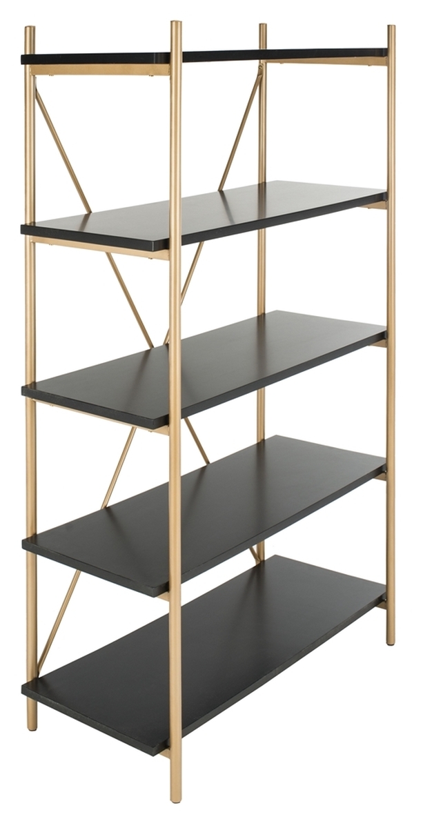 Rigby 5 Tier Etagere - Black/Gold - Arlo Home - Image 2
