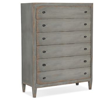 Blatchford 6-Drawer Tall Dresser, Gray - Image 1