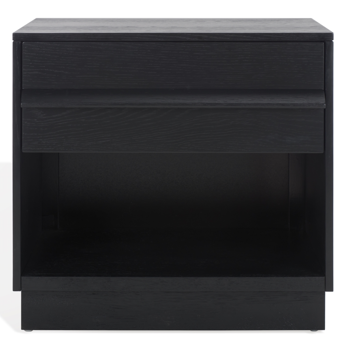 Deirdra 1 Drawer Nightstand - Black - Image 0