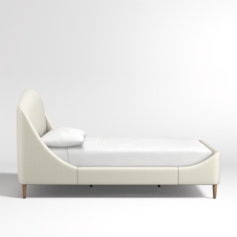 Lafayette Ivory Upholstered King Bed - Image 1