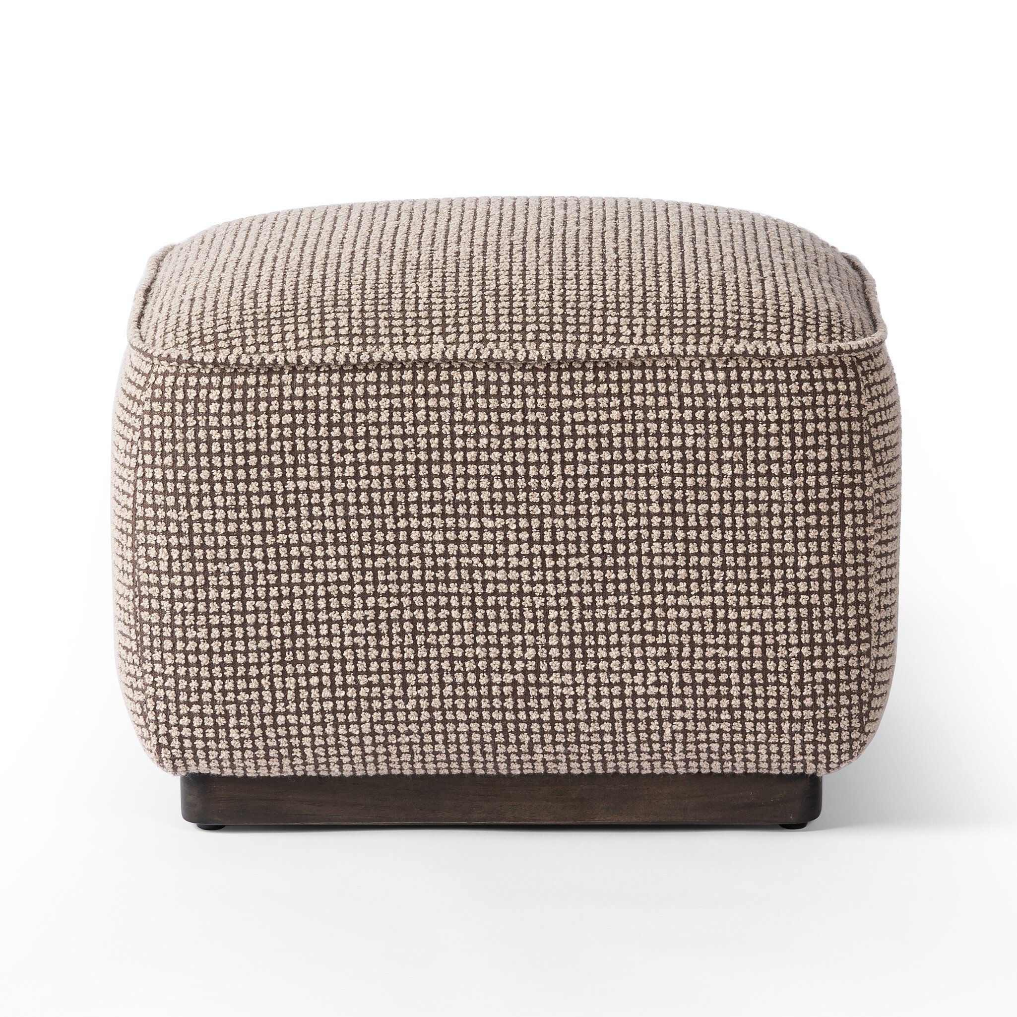 Sinclair Square Ottoman - Barrow Taupe - Image 2