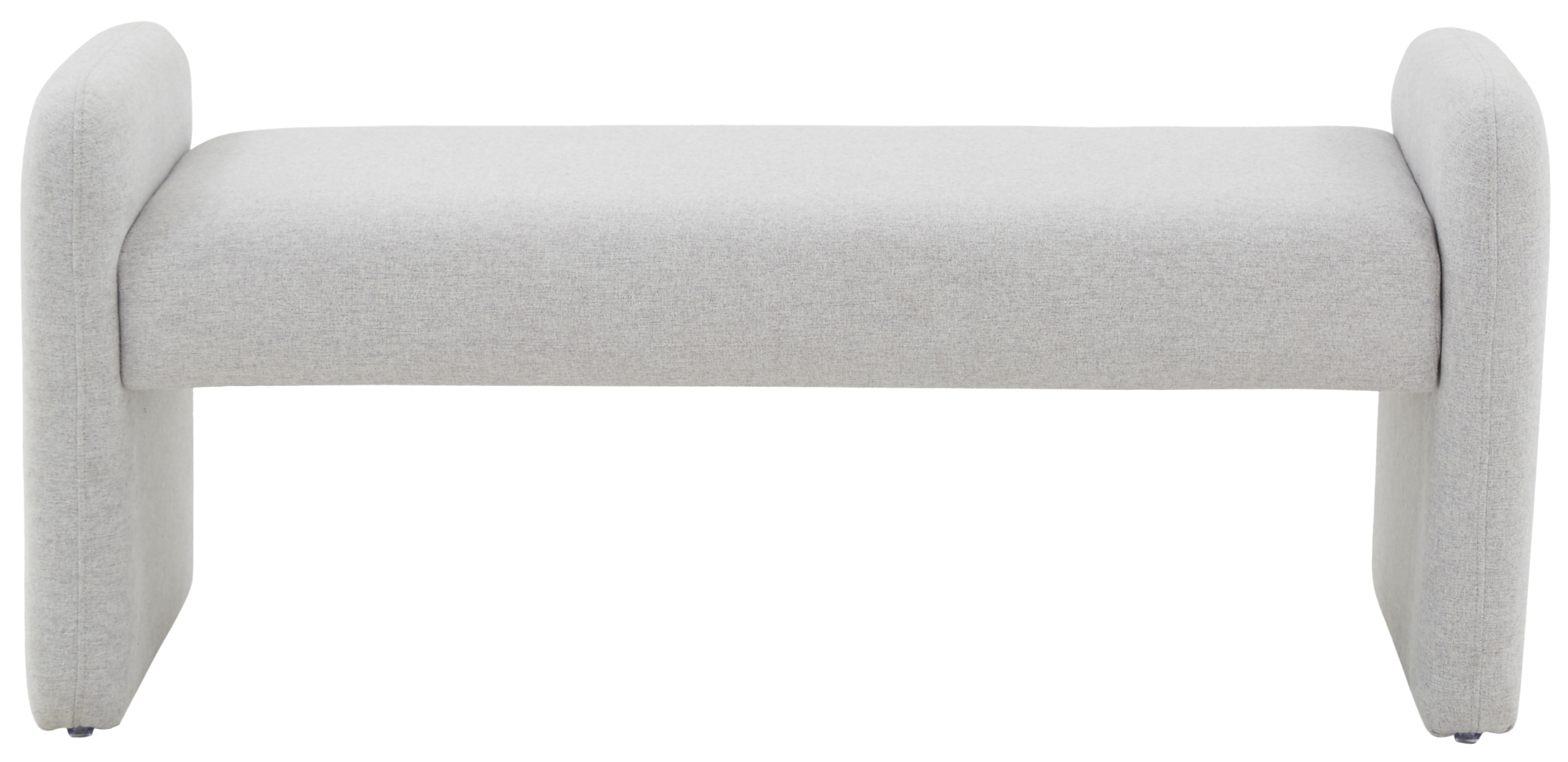 Patsy Chiclet Bench - Light Grey - Image 0