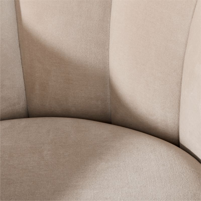 Fitz Grey Swivel Chair - Image 5