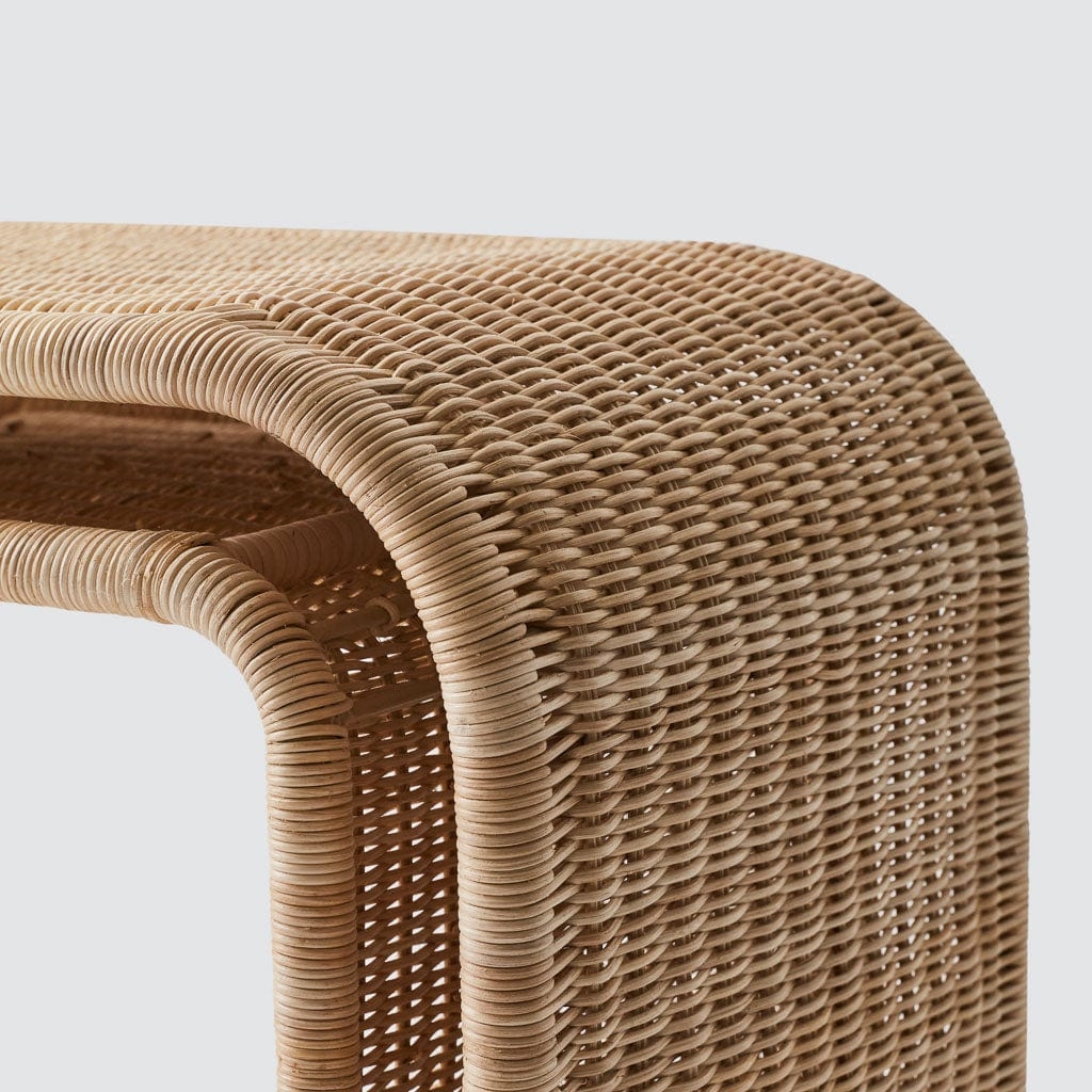 The Citizenry Penida Wicker Console Table | Natural - Image 6