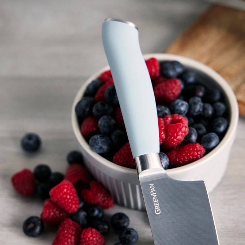 GreenPan ™ Blue Haze 3-Piece Titanium Knife Set - Image 7