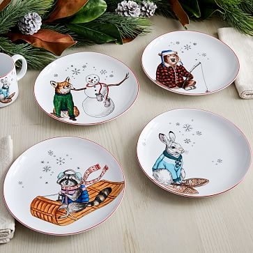 Dapper Animal Hare, Salad Plate - Image 1