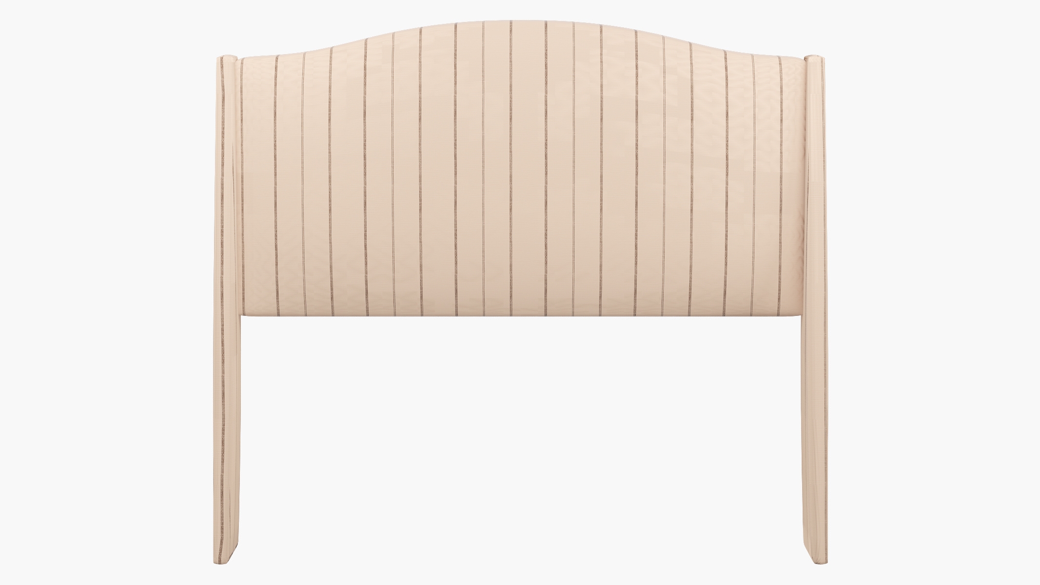 Classic Wingback Headboard, Charcoal Fritz, Queen - Image 1