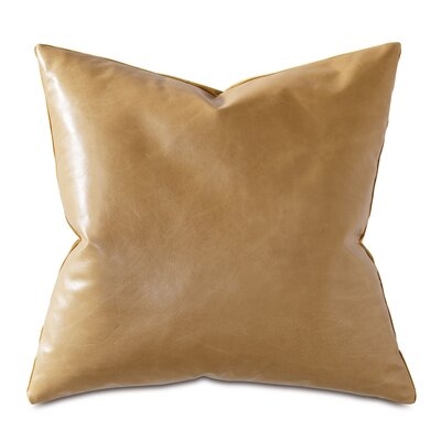 Tudor Square Leather Pillow Cover - Image 0