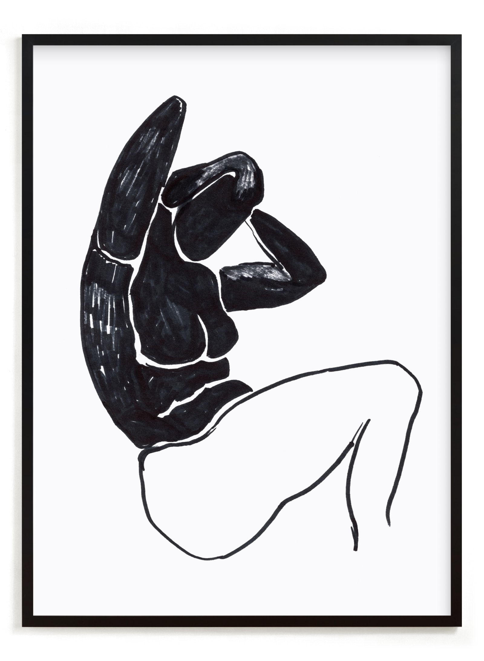 Sitting Nude Limited Edition Fine Art Print 2 - Image 0