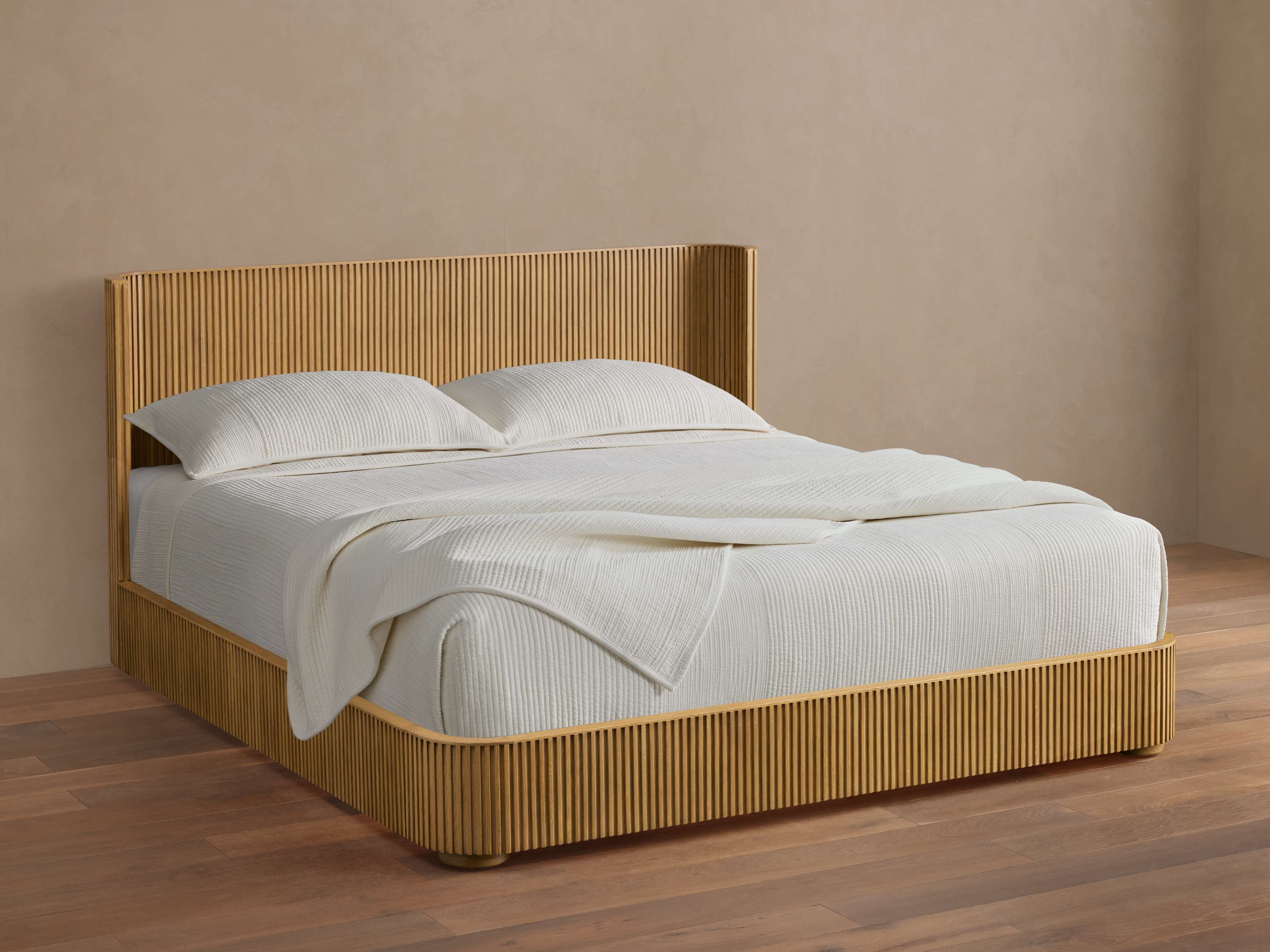 Finnley Bed Wood California King in Natural  Honey  - Image 0