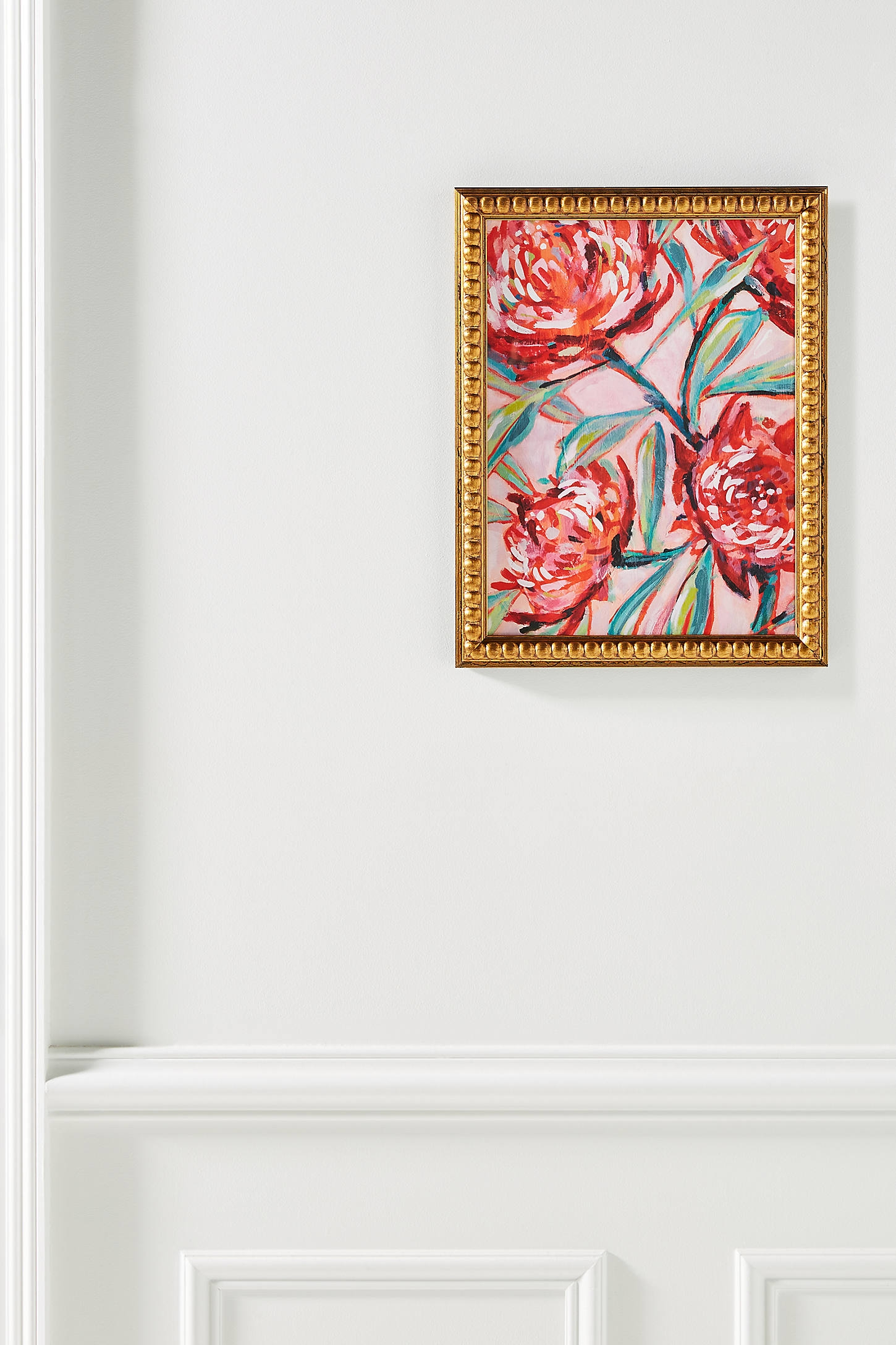 Waratah Painting Wall Art By Artfully Walls in Assorted Size S - Image 0