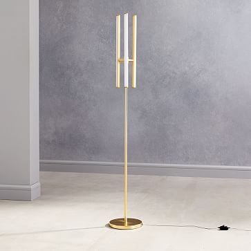 Light Rods LED Floor Lamp Antique Brass (64") - Image 3