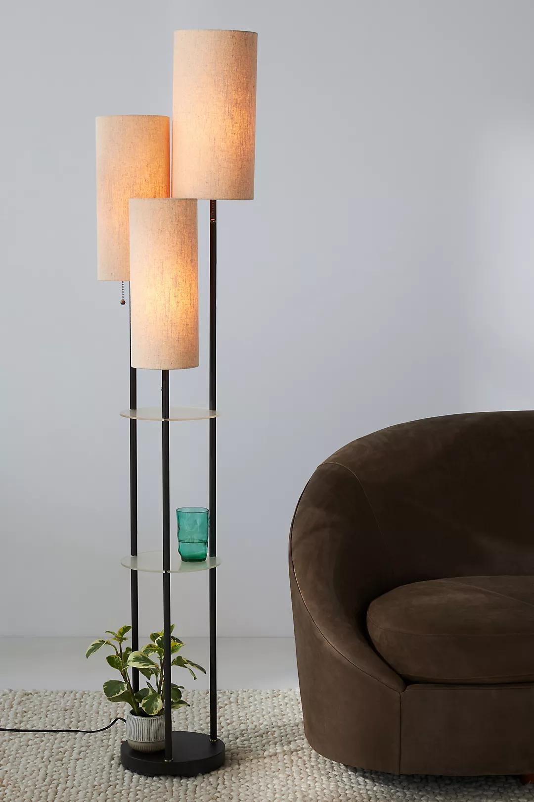Treble Floor Lamp, Black - Image 1