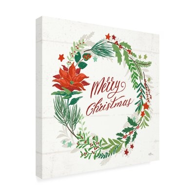 Holiday Joy I Merry Christmas by Janelle Penner - Wrapped Canvas Graphic Art Print - Image 0