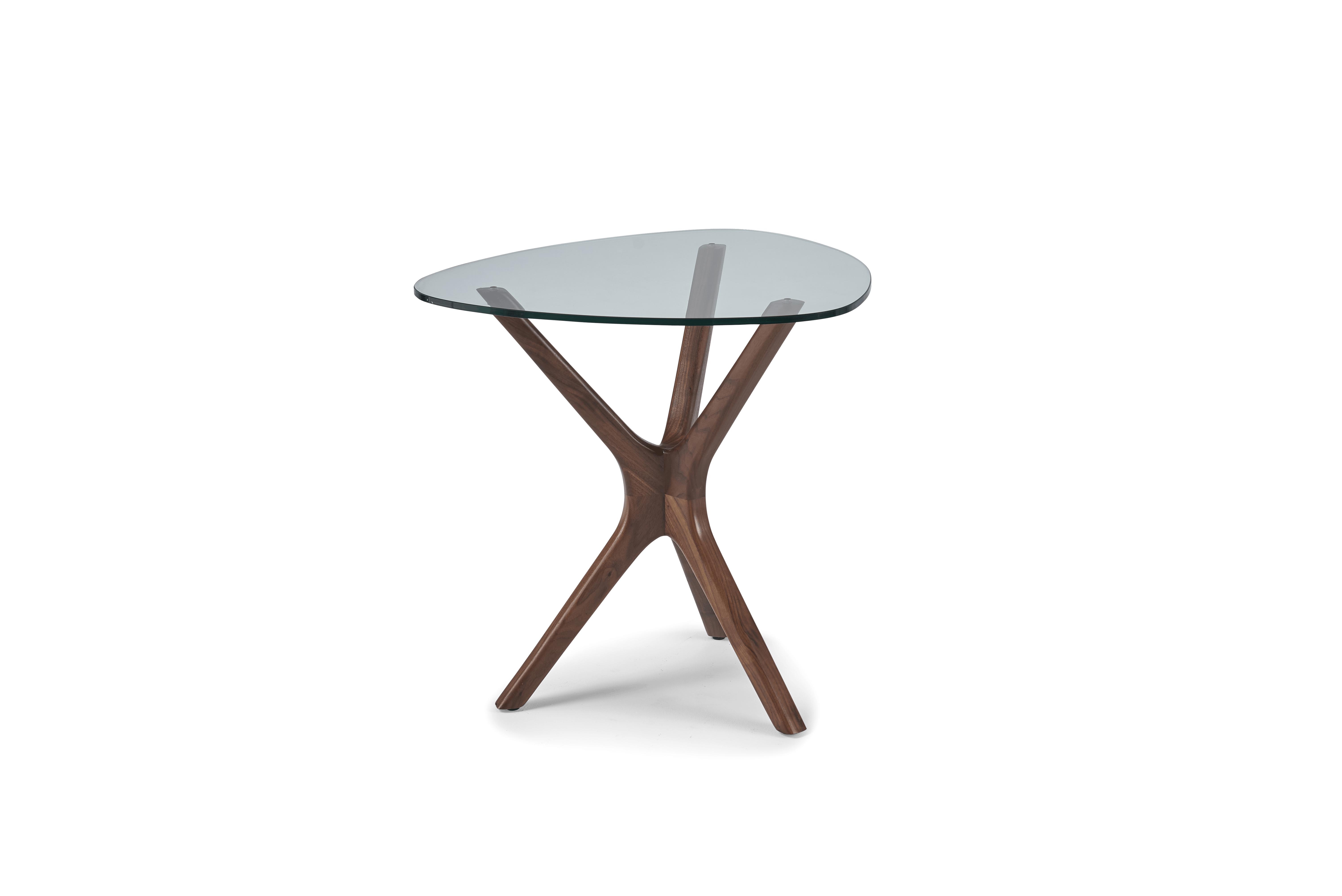 Tolson Mid Century Modern End Table - Walnut - Image 1