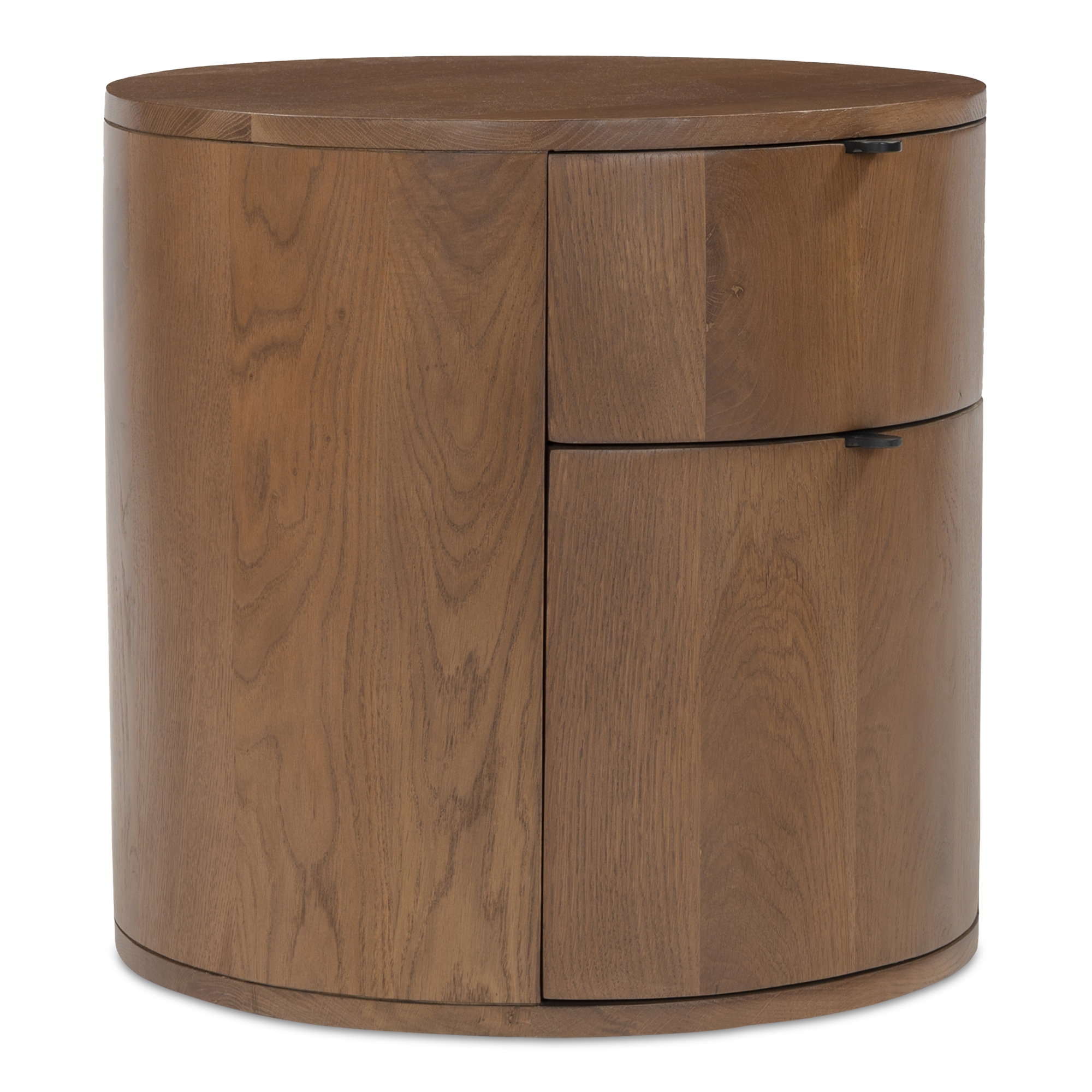 Theo Two Drawer Nightstand Brown - Image 1