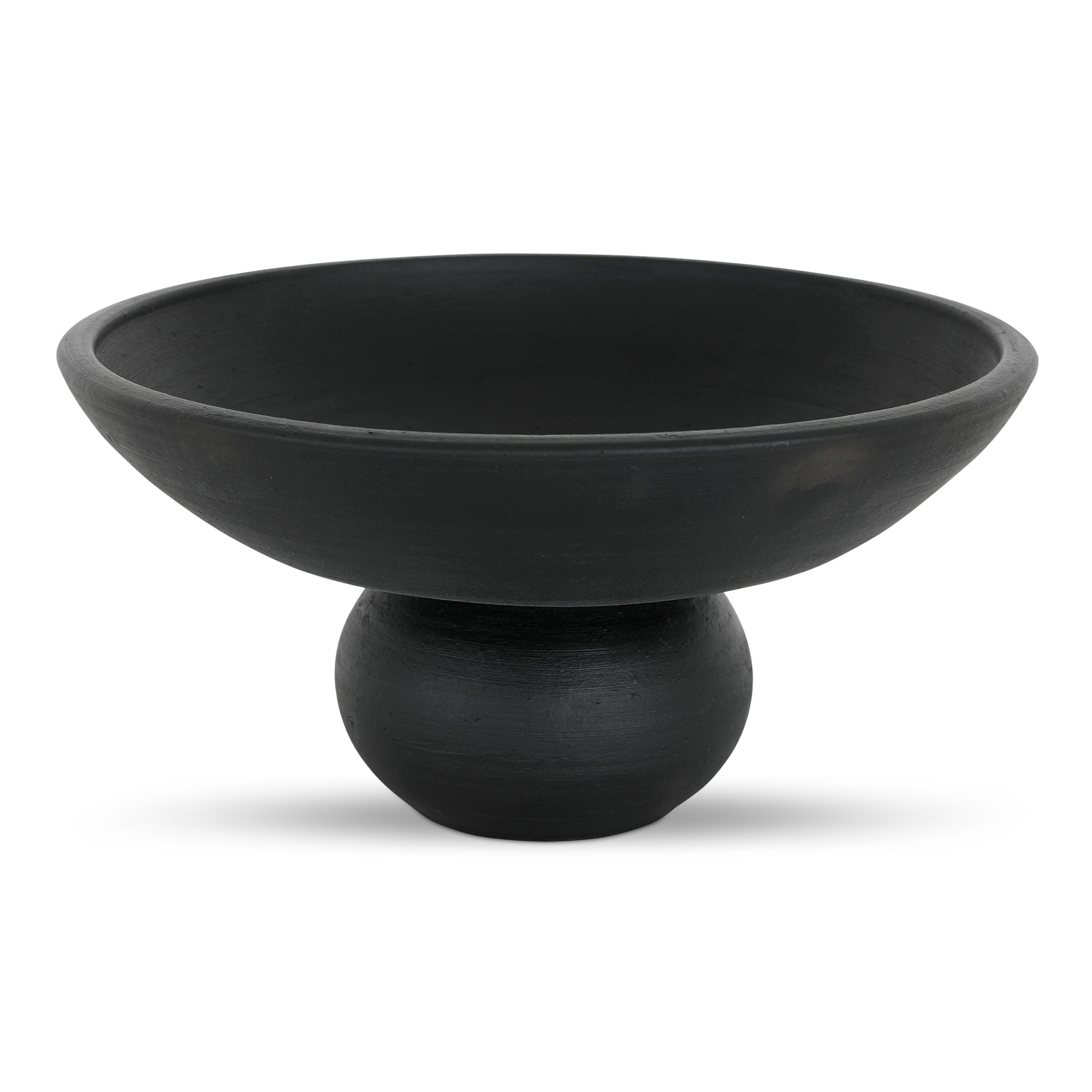 Asha Decorative Bowl Black Terracotta - Image 0