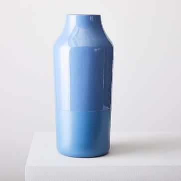 Bright Ceramicist Vase, Tall Bottle, Ocean - Image 0