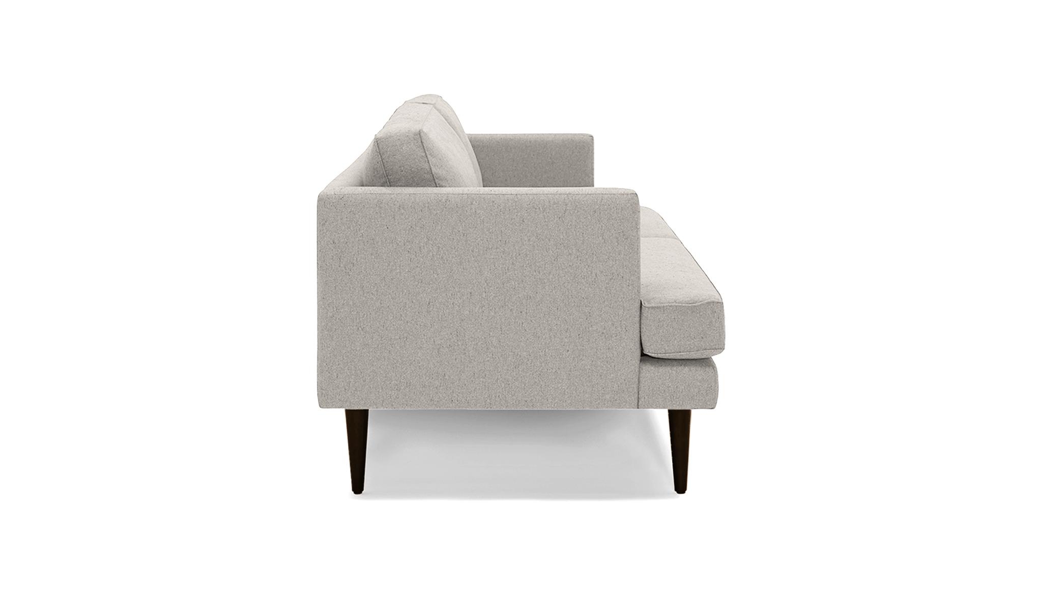 Beige/White Preston Mid Century Modern 86" Sofa - Merit Dove - Mocha - Image 2