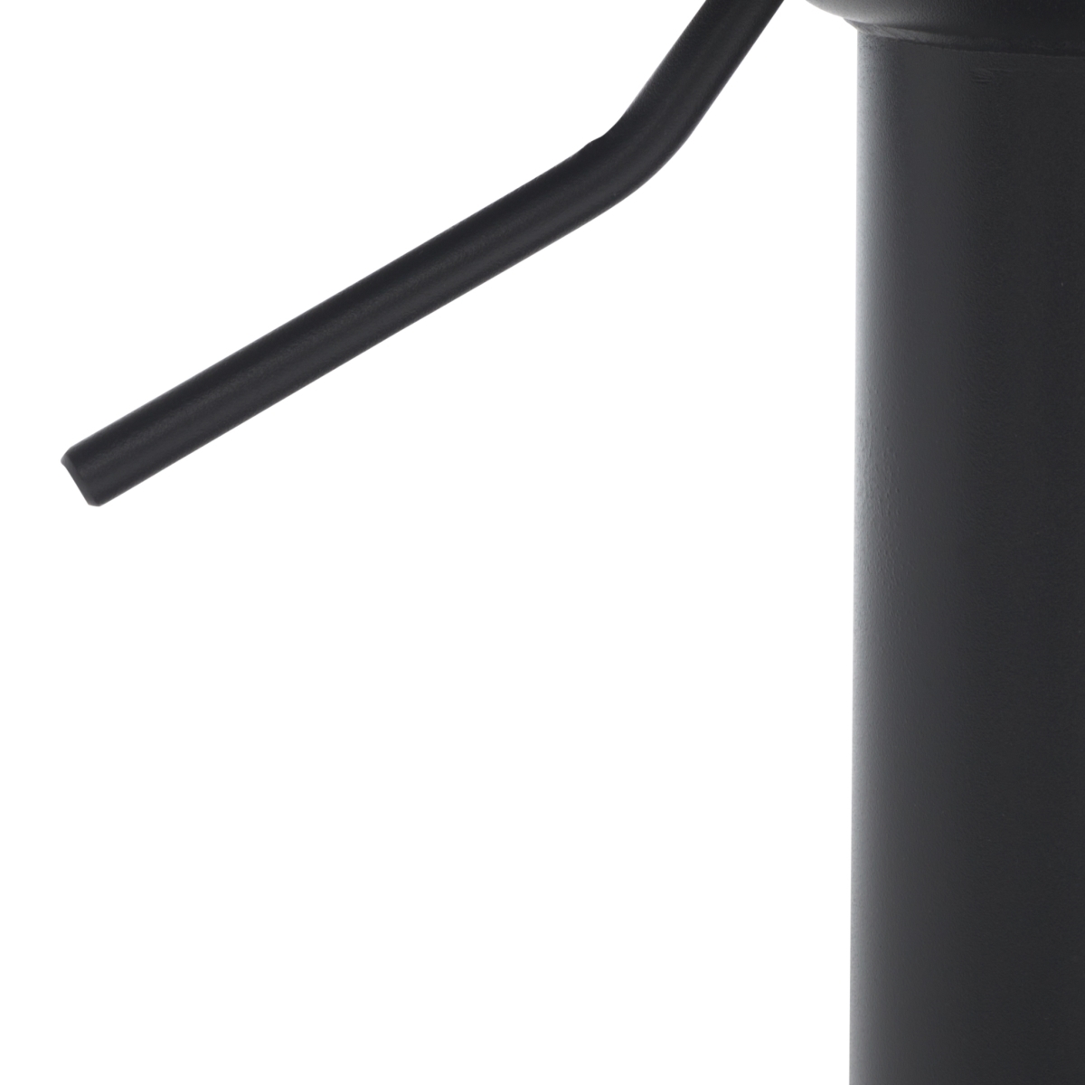 Rylen Gas Lift Bar Stool - Cognac / Black - Safavieh - Image 3