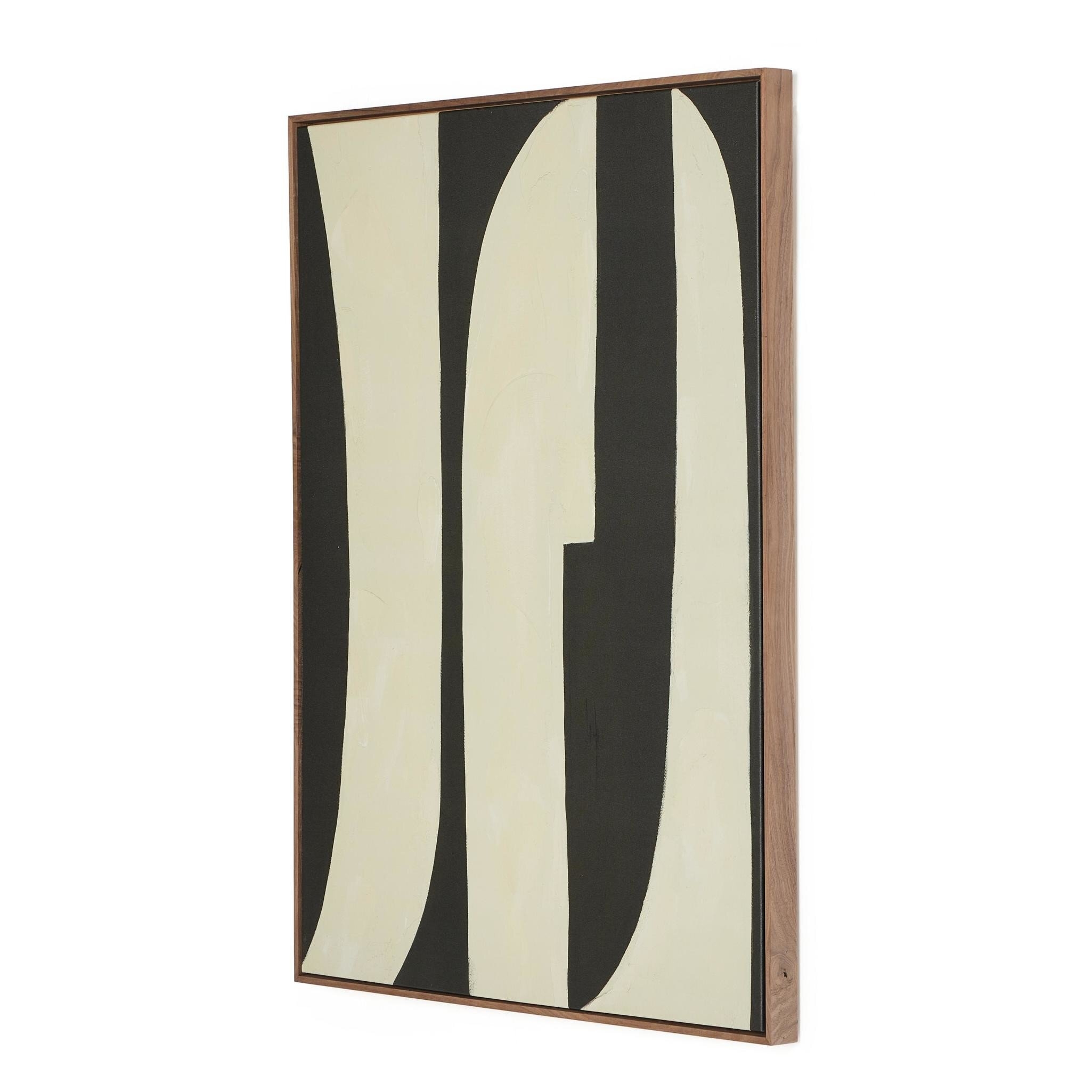 Grecco Diptych by Jess Engle - Rustic Walnut Floater - Image 6