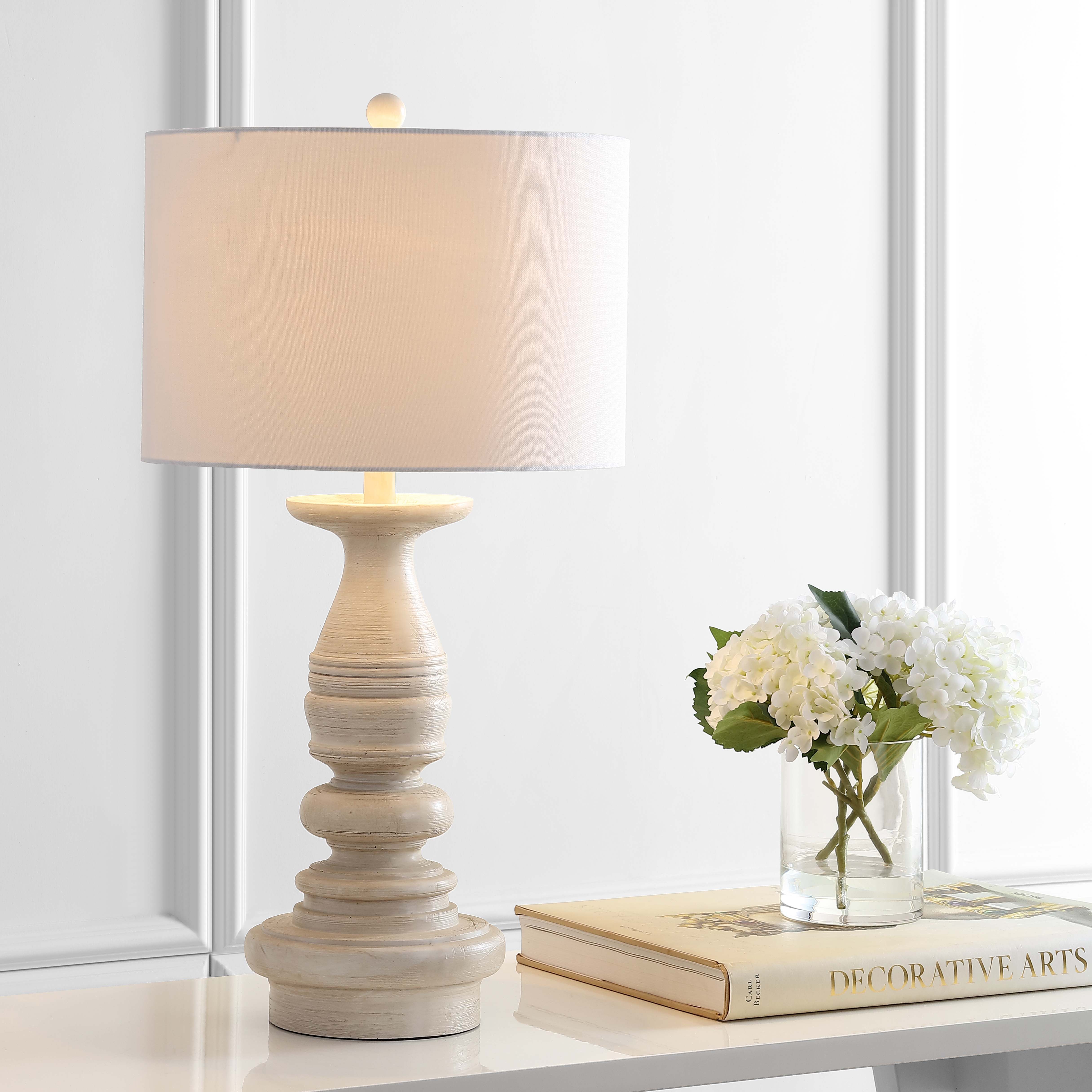 Jareth Table Lamp - White - Arlo Home - Image 1