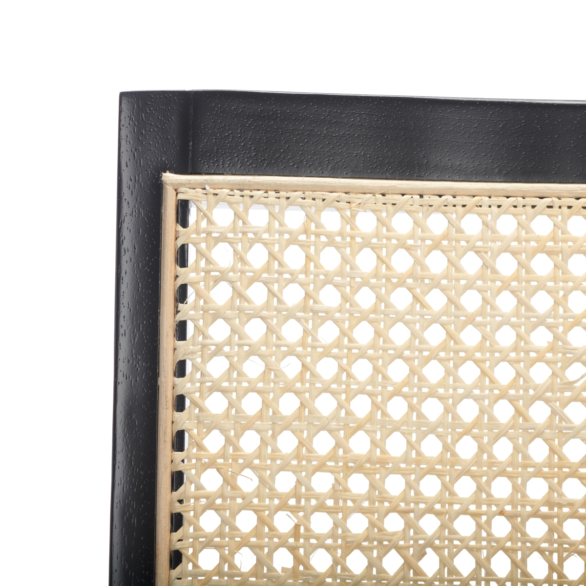 Levy Dining Chair - Black / Natural - Safavieh - Image 2