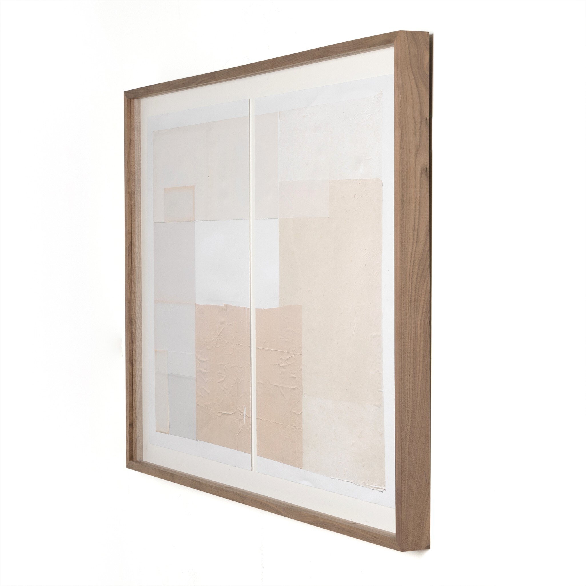 Requited Diptych by Amy Berlin - Rustic 2.5 Walnut - Image 1