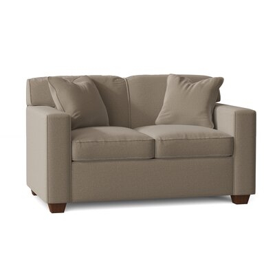 57" Square Arm Loveseat with Reversible Cushions - Image 0