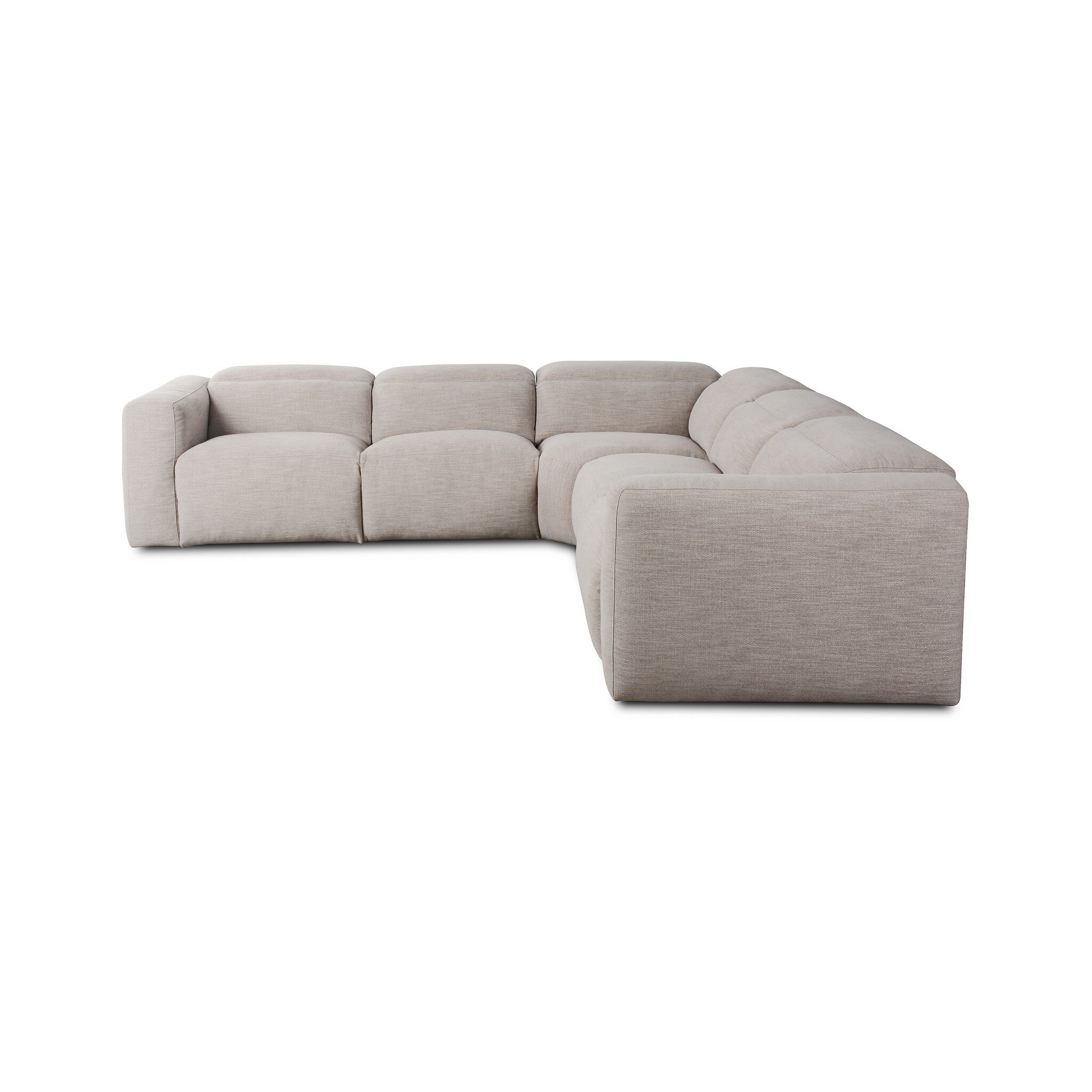 Radley Power Recliner 5-Piece Sectional - Laken Stone - Image 3