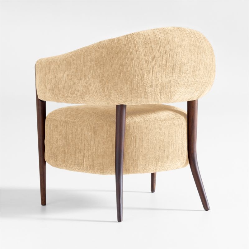 Santi Accent Chair with Ottoman - Image 3